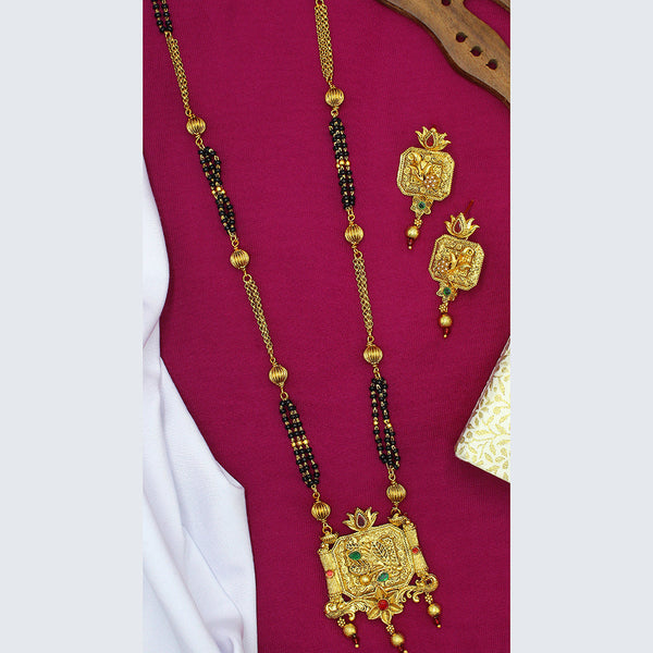 Artificial gold mangalsutra on sale