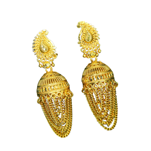 Buy 250+ Plain Gold/Platinum Earrings Online | BlueStone.com - India's #1  Online Jewellery Brand