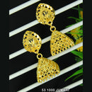 Mahavir Gold Plated Jhumki Earrings