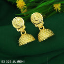 Mahavir Gold Plated Jhumki Earrings