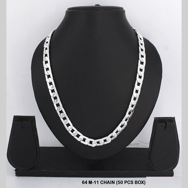 Mahavir Silver Plated Chain