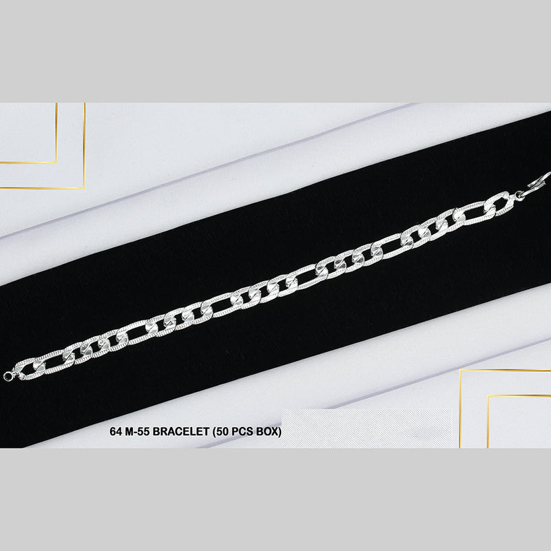 Mahavir Silver Plated Bracelet