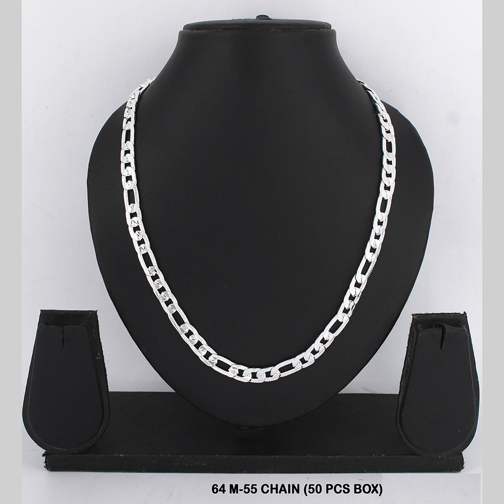 Mahavir Silver Plated Chain