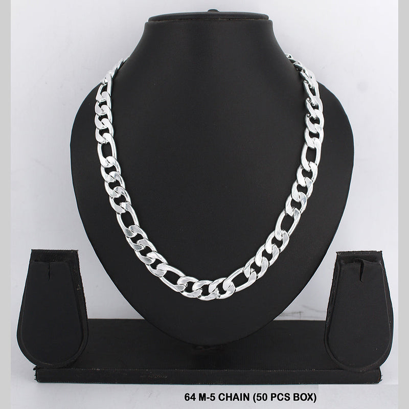 Mahavir Silver Plated Chain