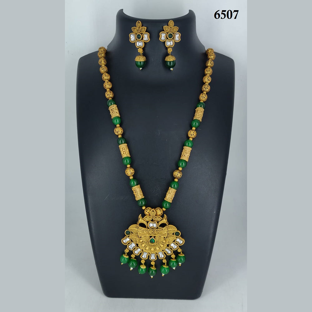 Corbeda Fashion Gold Plated Assorted Color Long Necklace set