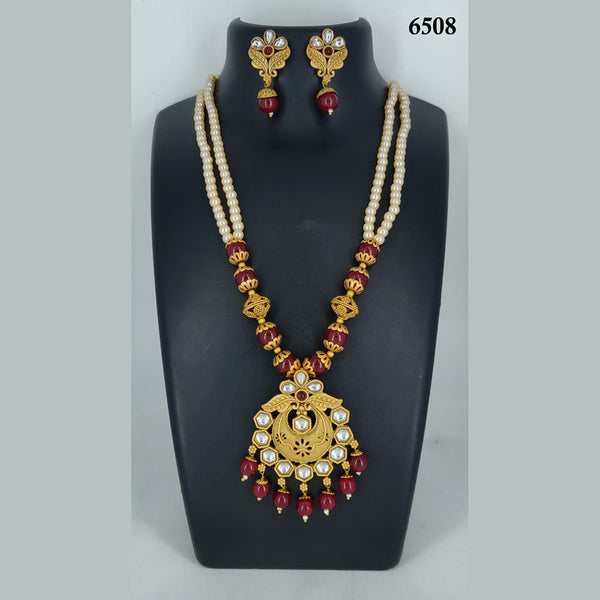 Corbeda Fashion Gold Plated Assorted Color Long Necklace set