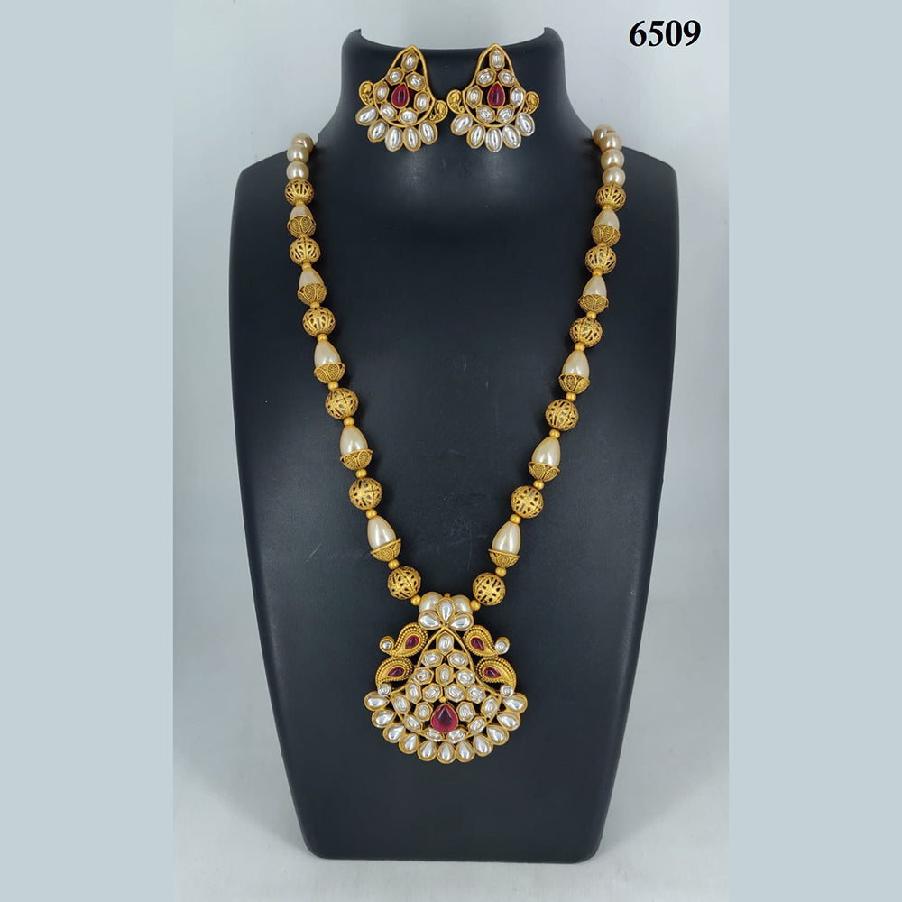 Corbeda Fashion Gold Plated Assorted Color Long Necklace set