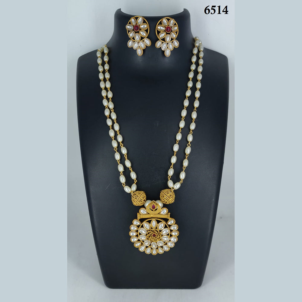 Corbeda Fashion Gold Plated Assorted Color Long Necklace set