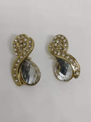 Midas Touch Austrian Stone Stud Earrings