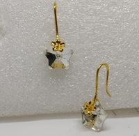 Midas Touch Gold Plated Floral  Earrings