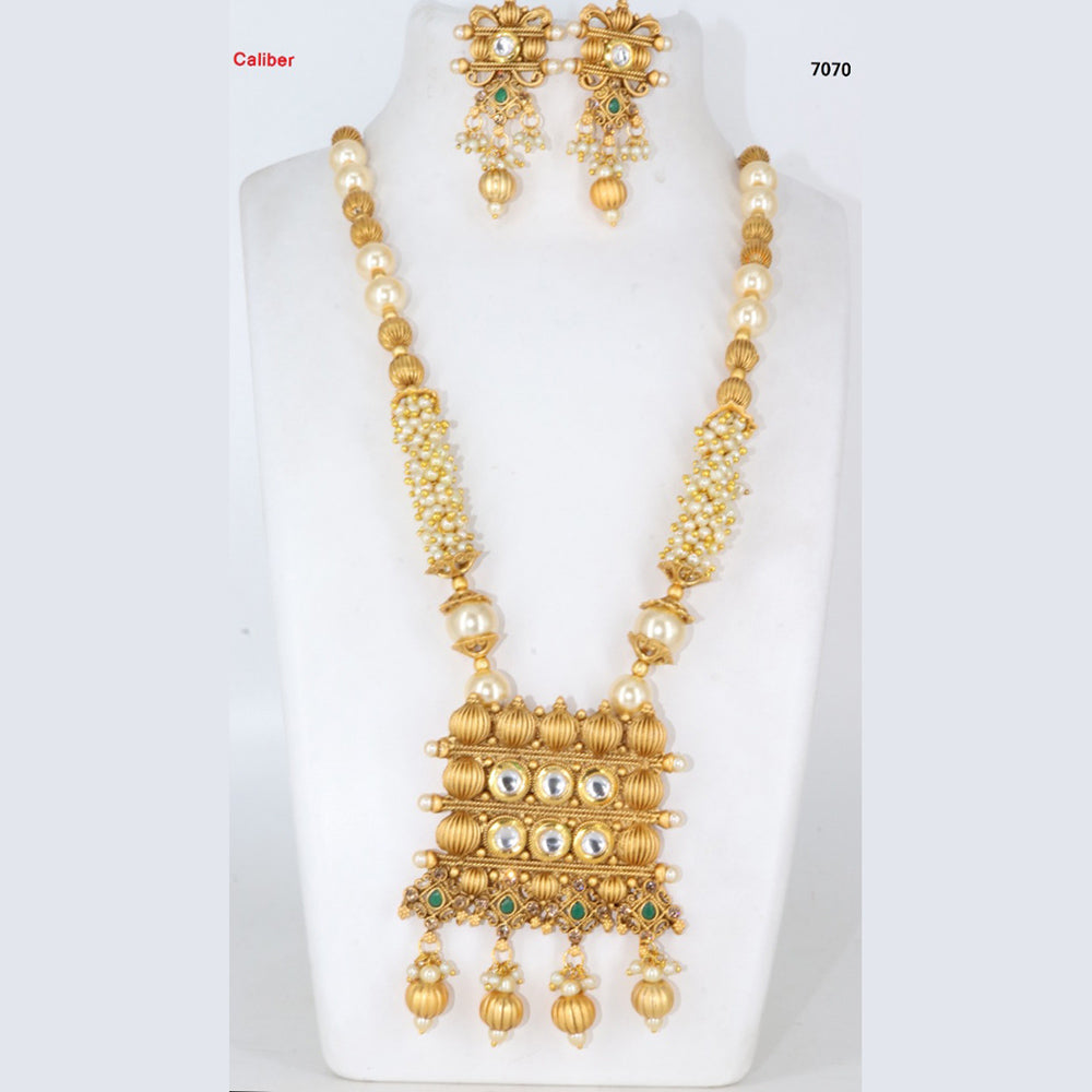Corbeda Fashion Gold Plated Assorted Color Long Necklace set