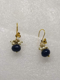 Midas Touch Black Pearl Earrings