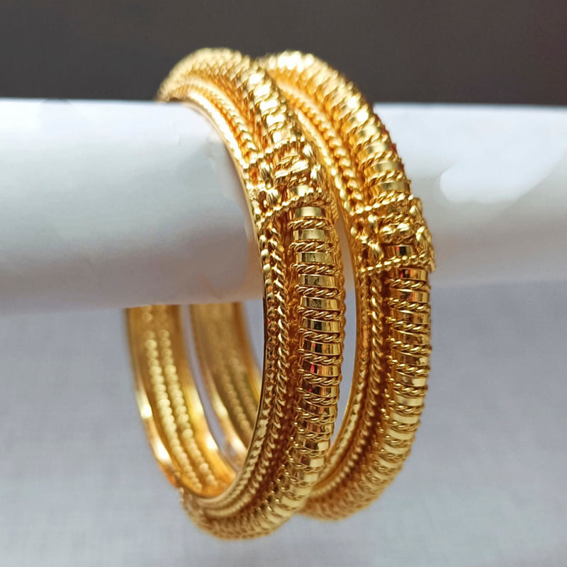 Bhavi Jewels Gold Plated Metal Bangles