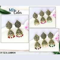 Mahavir Gold Plated Jhumki Earrings