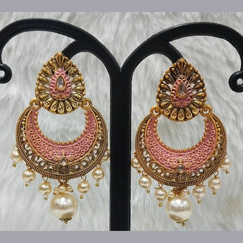 Infinity Jewels Gold Plated Dangler Earrings