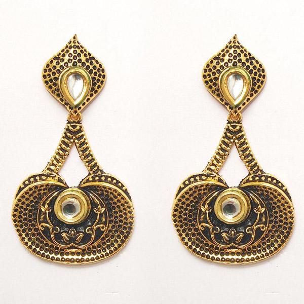 The99jewel Austrian Stone Gold plated Dangler Earrings - 1307218
