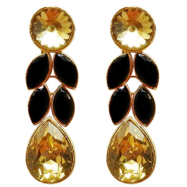 Kriaa Resin Stone Gold Plated Dangler Earring - 1311401B