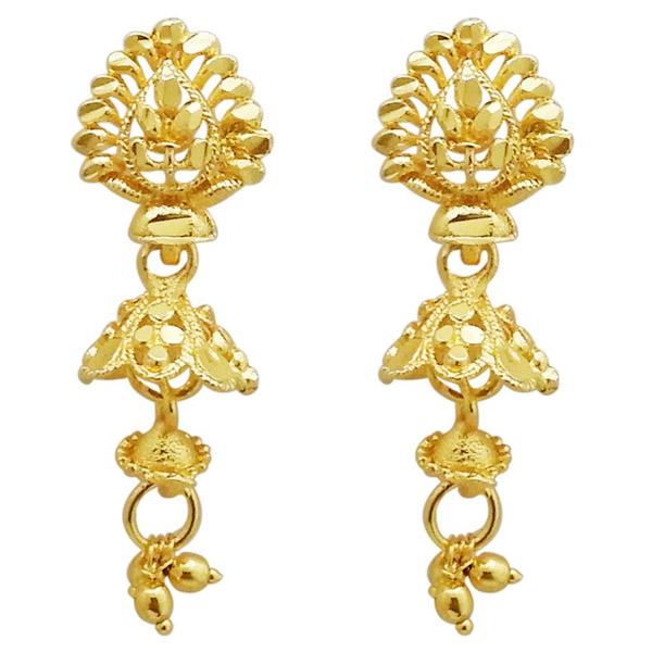Kriaa Zinc Alloy Gold Plated Dangler Earring - 1311706