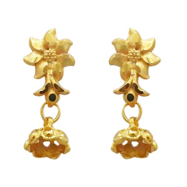 Kriaa Gold Plated Zinc Alloy Dangler Earring - 1311715