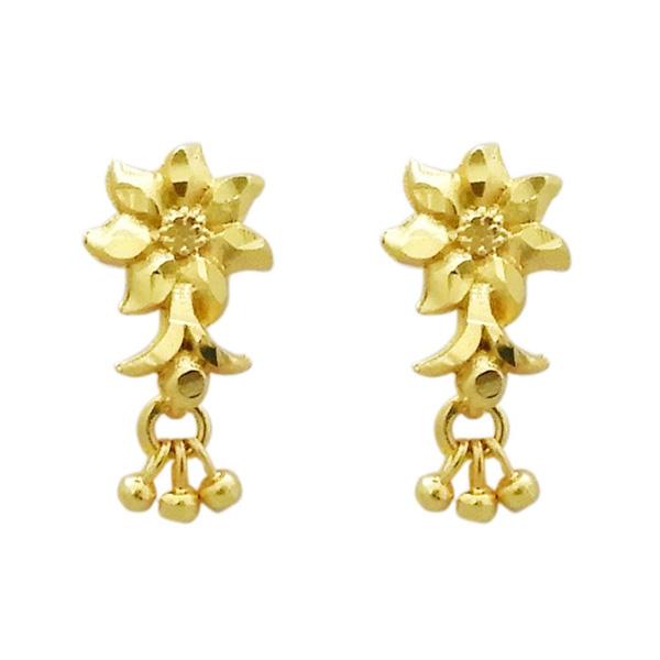 Kriaa Gold Plated Zinc Alloy Dangler Earring - 1311717