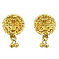 Kriaa Gold Plated Zinc Alloy Stud Earring - 1311719