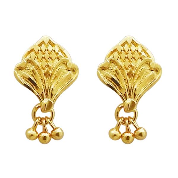 Kriaa Gold Plated Zinc Alloy Stud Earring - 1311721