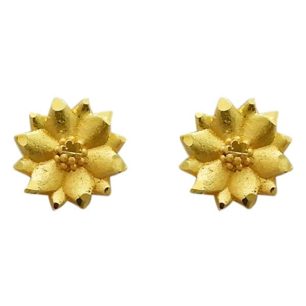 Kriaa Zinc Alloy Gold Plated Stud Earring - 1311725
