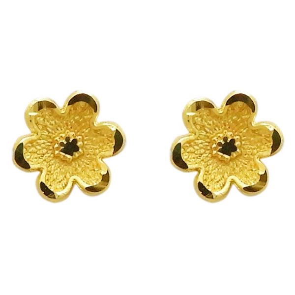 Kriaa Zinc Alloy Gold Plated Stud Earring - 1311731