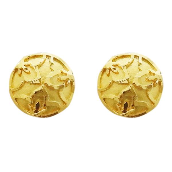 Kriaa Zinc Alloy Gold Plated Stud Earring - 1311733