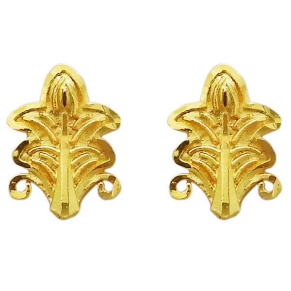 Kriaa Gold Plated Zinc Alloy Stud Earring - 1311734