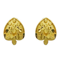 Kriaa Zinc Alloy Gold Plated Stud Earring - 1311735