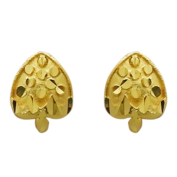Kriaa Zinc Alloy Gold Plated Stud Earring - 1311735