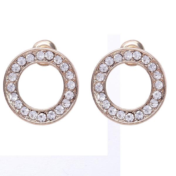 Kriaa Austrian Stone Gold Plated Assorted Stud Earrings - 1310701A