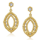 Urthn Austrian Stone Gold Plated Dangler Earrings - 1304720