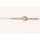 Urthn White Austrian Stone Gold Plated Bracelet - 1400501