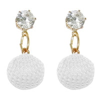 Urthn Austrian Stone Gold Plated Dangler Earring - 1310904D