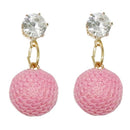 Urthn Austrian Stone Gold Plated Dangler Earring - 1310904E