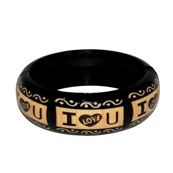 Urthn Fancy "I Love You" Zinc Alloy Openable kada - 1403202