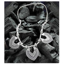Urthn Rhodium Plated Zinc Alloy Boho Necklace - 1110701