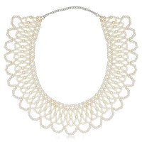Beadside White Pearl Zinc Alloy Necklace - 1111108