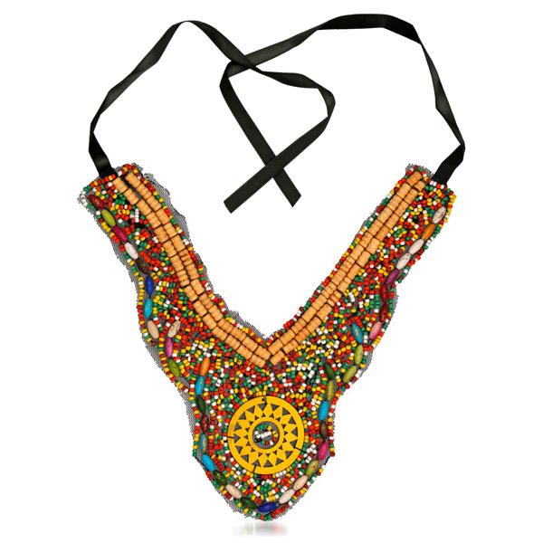Urth Zinc Alloy Multicolour Beads Necklace - 1111206
