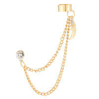 Urthn Gold Plated Austrian Stone Ear Cuff - 1310416A