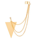 Urthn Gold Plated Austrian Stone Ear Cuff - 1310417A