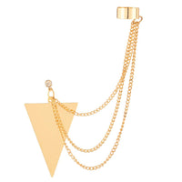 Urthn Gold Plated Austrian Stone Ear Cuff - 1310417A