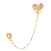 Urthn Gold Plated Austrian Stone Ear Cuff - 1310419A