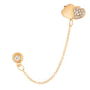 Urthn Gold Plated Austrian Stone Ear Cuff - 1310421A