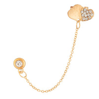 Urthn Gold Plated Austrian Stone Ear Cuff - 1310421A