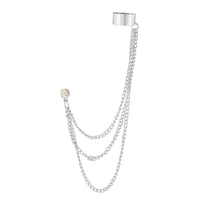 Urthn Silver Plated Austrian Stone Ear Cuff - 1310427A