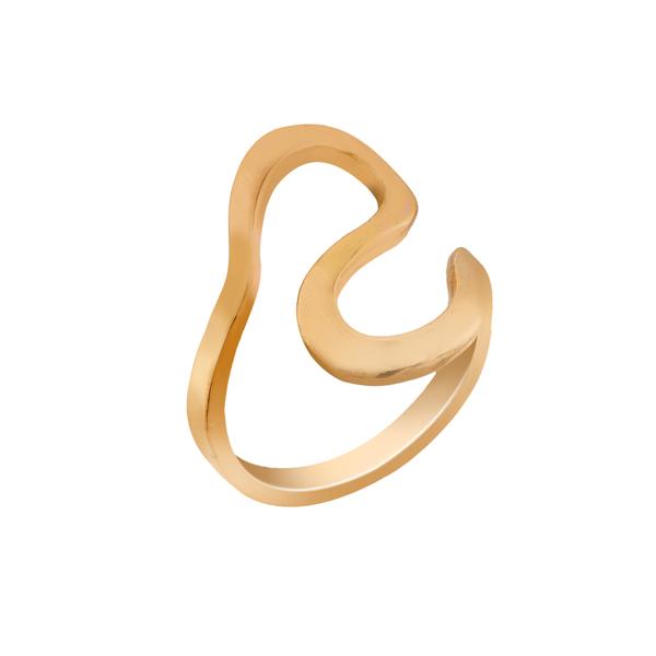 Urthn Zinc Alloy Gold Plated Ring - 1501818B_18