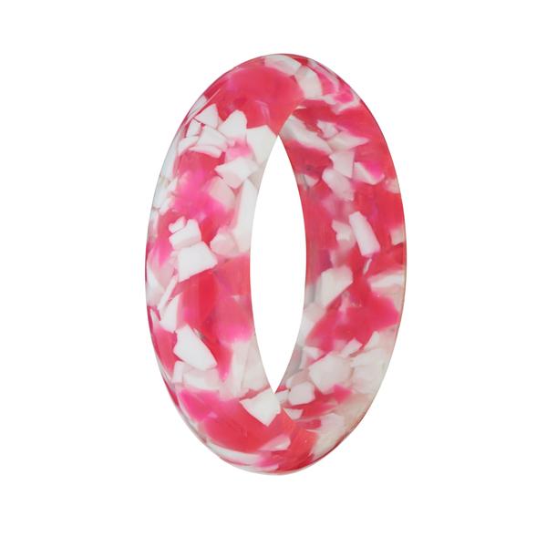Urthn Pink & White Zinc Alloy Kada - 1402602A_2.6
